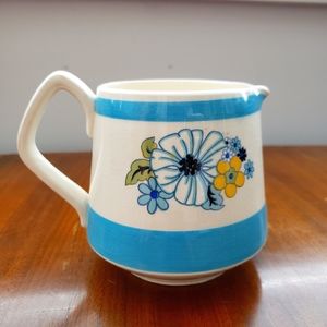 Vintage Mid-Century Sadler Blue Creamer Jug